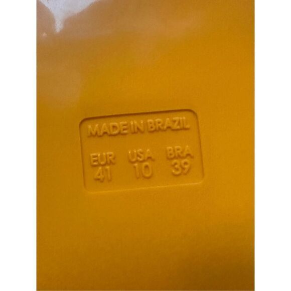 Jack Rogers Mango Patricia Bow Jelly Slide Sandals Sz 10 BNIB yellow - Picture 7 of 10